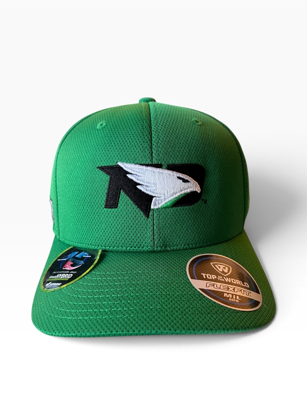 Top of the World Green Bird Logo Performance Cap